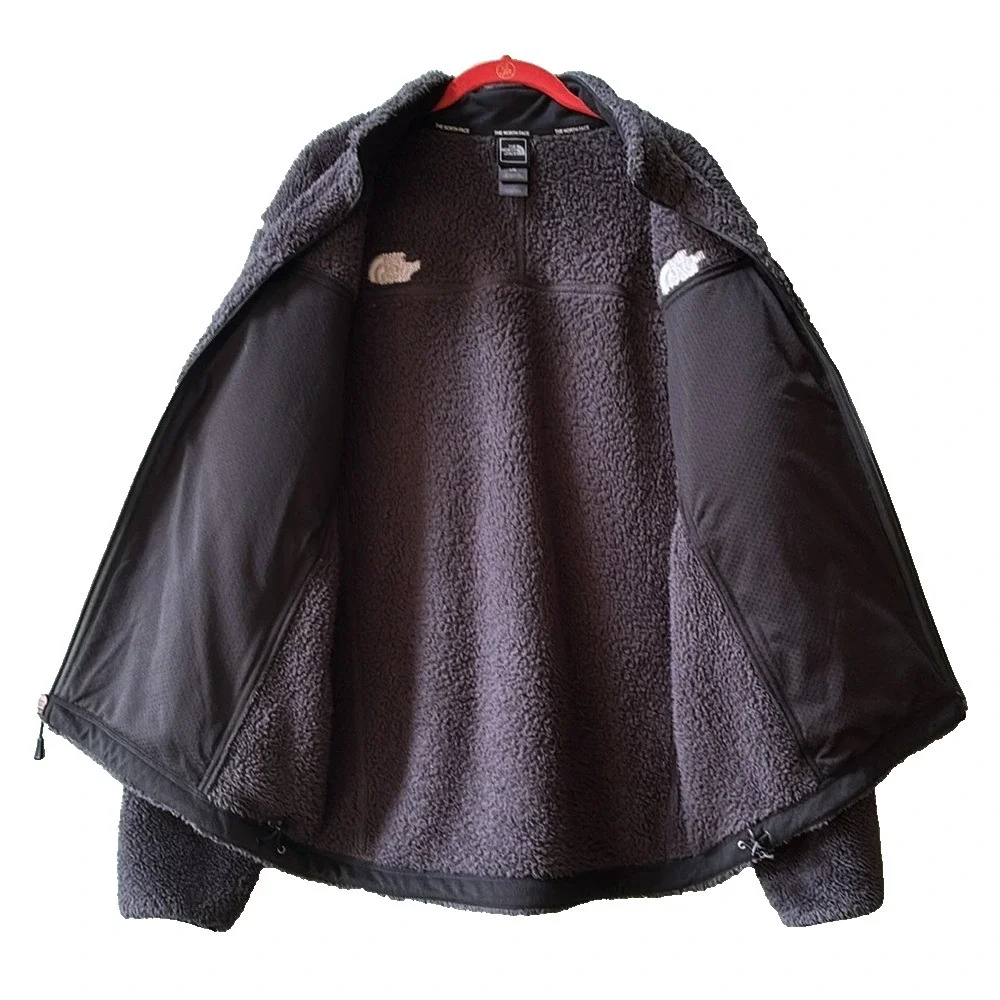 The North Face Black‎ Fleece Men's Zip Up Jacket Size Large